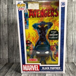 Funko Marvel Black Panther Pop! Comic Cover - Yellow, Black, Blue